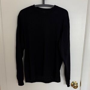 Uniqlo AIRism Long sleeve Black Tshirt Medium